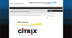 Desktop Screenshot of connect.btuh.nhs.uk